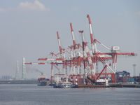 나고야항의 나베타 부두