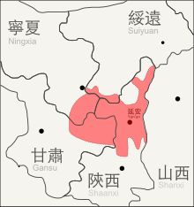 섬감녕 지역 지도