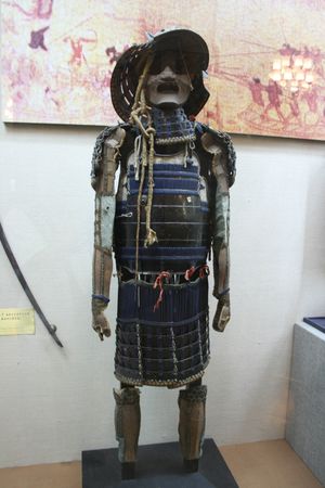 중국인민혁명군사박물관에 전시된 왜구의 갑옷