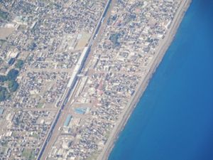 이토이가와역 항공사진