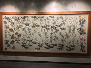 별무반이 여진족을 격퇴하는 모습