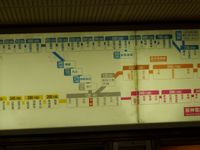 고베 고속 철도 노선도 (회색 노선)