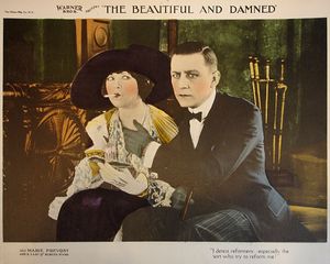  "아름답고 저주받은(The Beautiful and Damned)" (1922) 로비 카드