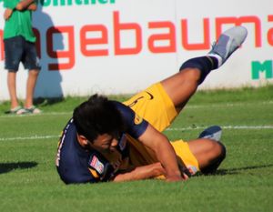 부상당한 황희찬