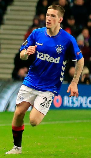 2018년 레인저스에서 뛰는 켄트