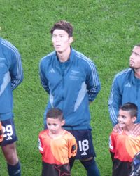 2023년 아스널 소속의 도미야스 다케히로