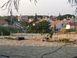 철수 전의 네베 데칼림 정착촌