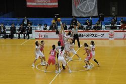 WJBL 08-09 정규리그, 후지쓰 대 샹송