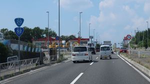 국도 20호선과의 중복 구간야마나시현 카이시 류오