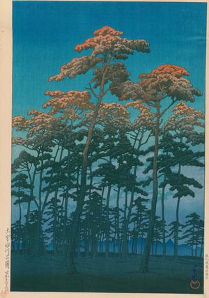 가와세 하스이『대궁 빙카와 공원』(1930년·쇼와 5년)