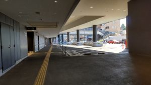 북쪽 출구 1층 택시 승차장(2021년 5월)