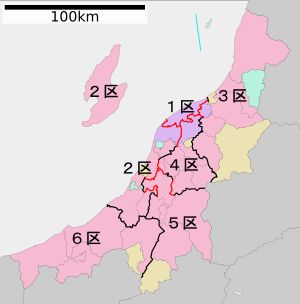 중의원 의원 소선거구의 니가타현에서의 2022년까지의 구획