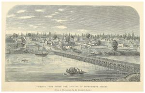 1862년, 제임스 만에서 바라본 빅토리아