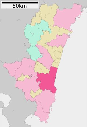 미야자키현 미야자키시 지도