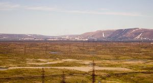 노릴스크시 근교 풍경