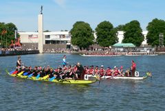 마슈 호수에서 열리는 드래곤 보트 페스티벌