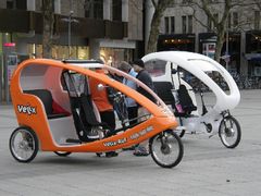 하노버 중앙역 앞 자전거 택시