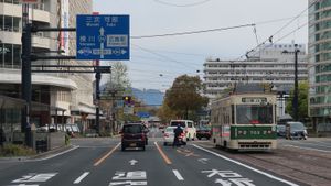 국도 54호선과의 분기점 (히로시마현 히로시마시 나카구 가미야초)