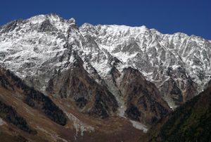 상고치에서 본 일본 알프스