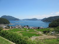 히비키 계단식 논과 우치우라만