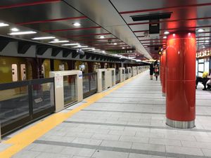 2018년 1월의 승강장 모습