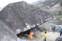 기즈가와(木津川) 볼더링 풍경