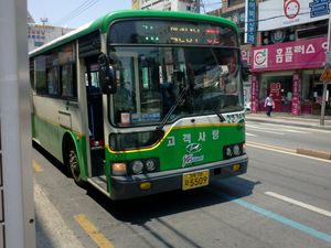 10번 노선을 운행하고 있는 5509호 차량