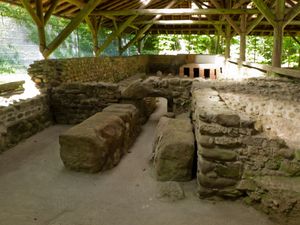 베른 근교 엥게할빈젤에서 발견된 욕탕 유적