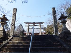 신노 신사 경내