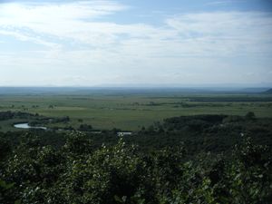 세이오카 전망대에서 바라본 구시로 습원(2008년 9월)