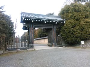 교토 교엔의 문·데라마치 문