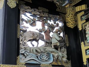 여유로부터 소를 몰아가는 초부