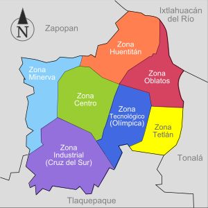 도시 구역 지도