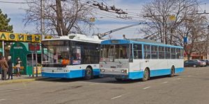 크림 트롤리버스는 심페로폴에서 얄타까지 운행한다.