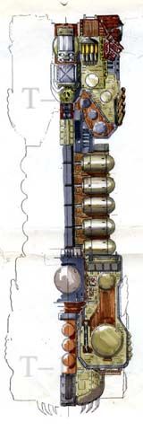 대부분의 적과 보스는 나가이가 픽셀 아트 그래픽으로 옮기기 전에 센바가 손으로 그린 스케치였다.
