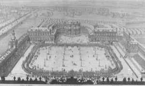 1719년 드레스덴의 츠빙거 궁전에서 열린 아우구스트 3세와 마리아 요제파의 결혼식 연회