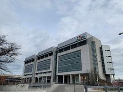 버지니아주 리치먼드 다운타운에 위치한 알트리아 연구 기술 센터, 2020년 3월