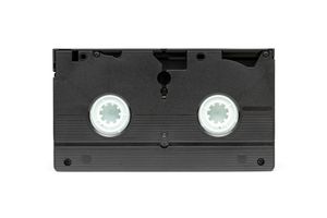 VHS 카세트 뒷면