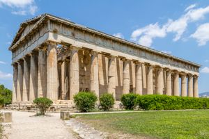 아고라시오스 콜로노스 언덕(그리스 아테네)에 있는 헤파이스토스 신전(기원전 449년경), 건축가 미상