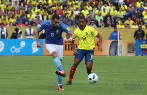 2016년 브라질 대표팀에서 활약하는 헤나투 아우구스투