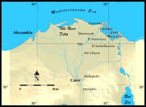 나일강 삼각주, 이집트 북부