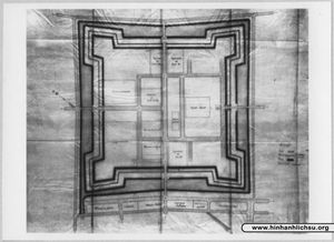 1913년 꽝찌 성채 그림