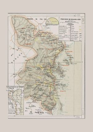 1909년 카인호아 성 지도