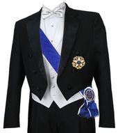 대통령 자유 훈장(특별훈장), 화이트 타이와 함께 착용