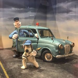 세인트 조지스, 브리스틀에 전시된 월레스와 그로밋(Wallace and Gromit) 점토 모델
