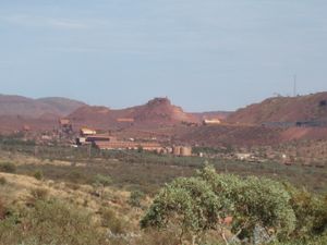 호주 웨일백 산 광산의 처리 시설