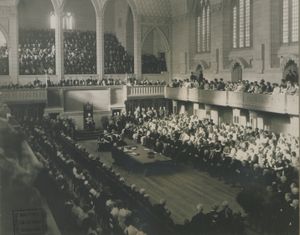 1920년 캐나다 의회 개원식.