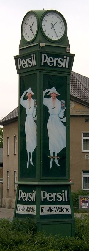 독일 쾨텐의 퍼실 시계