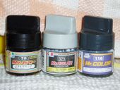 플라스틱 모델용 유성 아크릴 수지 도료