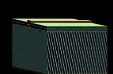 간단한 레이저 다이오드 다이어그램; 축척 없음